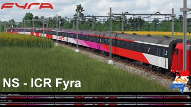Мод «NS Fyra (ICR)» для Transport Fever 2