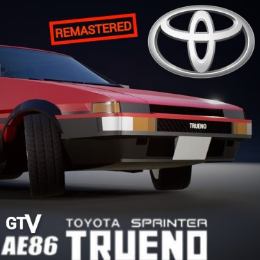 Мод "Toyota AE86 Sprinter Trueno GTV" для Brick Rigs