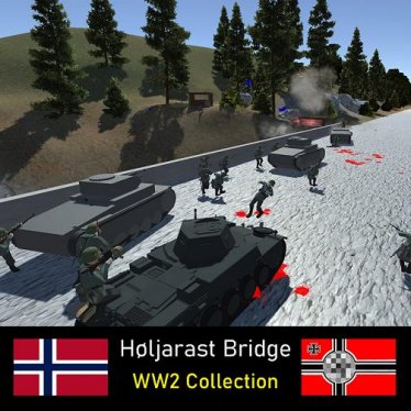 Карта «Høljarast Bridge | WW2 Collection» для Ravenfield (Build 23)