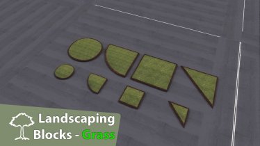 Мод "Landscaping Blocks - Grass" для Workers & Resources: Soviet Republic 0