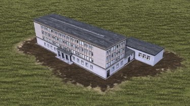 Мод "School (60s, 4-storey)" для Workers & Resources: Soviet Republic 3