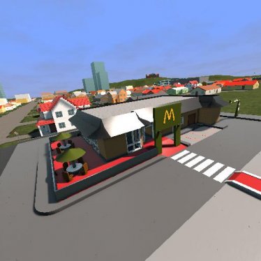 Мод "New Style McDonalds" для Brick Rigs