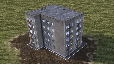 Мод "Prefabricated block of flats (5 storey)" для Workers & Resources: Soviet Republic 0