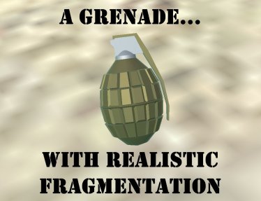 Мод «Realistic Frag Grenade» для Ravenfield (Build 19)