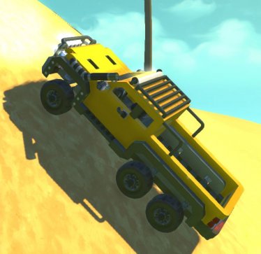 Мод "Ford hennessey 6x6" для Scrap Mechanic 2