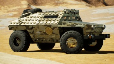 Мод "GTMV DW Scout Car" для Brick Rigs 1