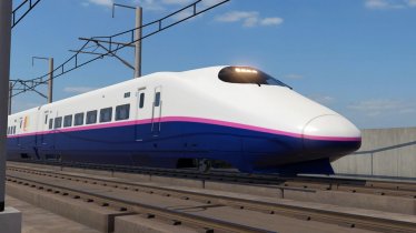 Мод «Shinkansen E2 series» для Transport Fever 2 2