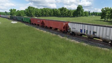 Мод "4750 Hopper Mega Reskin Pack" для Transport Fever 2 0