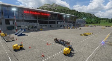 Мод "AIA - Modern Terminals" для Transport Fever 2 2