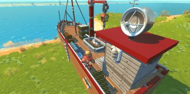 Мод "Big fishing ship" для Scrap Mechanic