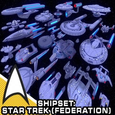 Мод «Cheek's Custom Shipsets: Star Trek [Federation]» версия 25.03.20 для Stellaris (v2.6.0 - 2.6.2)