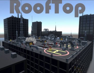 Карта «Rooftop» для Ravenfield (Build 23)