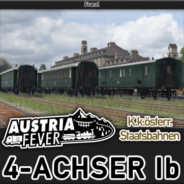 Мод «KkStB Express cars 4-axle Ib» для Transport Fever 2