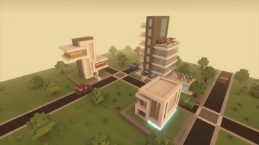 Мод «Minecraft Modern Town» для Teardown 2