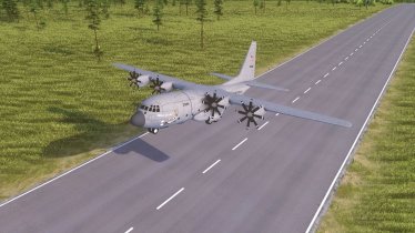 Мод "Lokheed C-130H Hercules" для Workers & Resources: Soviet Republic 3