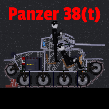 Мод "Panzer 38(t) (German Light Tank)" для People Playground