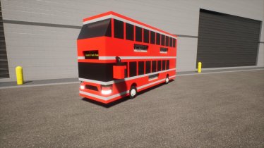 Мод "Tiny Tires Dubbly Decker Bus" для Brick Rigs 3