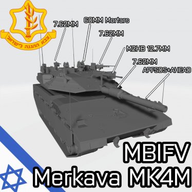 Мод «Merkava MK4M» для Ravenfield (Build 25)