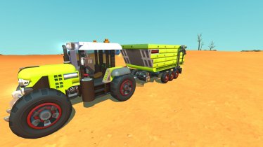 Мод "Claas Arion tractor " для Scrap Mechanic 0