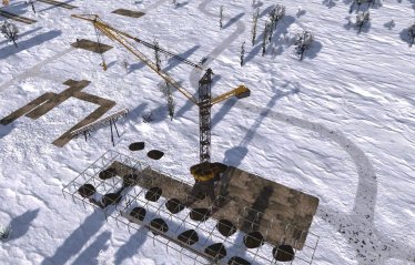 Мод "Collection of various cranes 3" для Workers & Resources: Soviet Republic 3