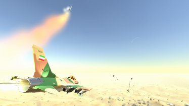 Мод «IRIAF F-16» для Ravenfield (Build 23) 1