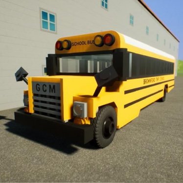 Мод "1975 GCM G-7 School Bus" для Brick Rigs