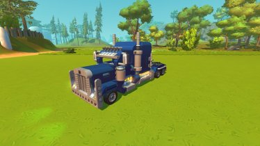 Мод "Peterbilt 379 US truck" для Scrap Mechanic 2