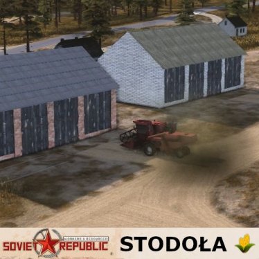 Мод "Small farm - Polish Stodoła" для Workers & Resources: Soviet Republic