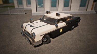 Мод "1956 Pontiac Chieftain Police Sedan" для Brick Rigs 0