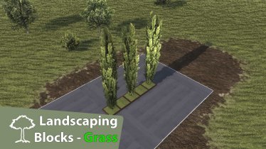 Мод "Landscaping Blocks - Grass" для Workers & Resources: Soviet Republic 3