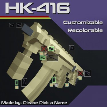 Мод "HK-416" для Teardown