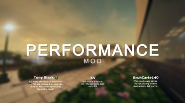Мод "Performance Mod v1.3" для Teardown