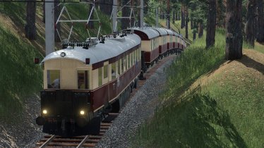 Мод «Secondary line coach Biel-24/Bi-24 DRG/DB» для Transport Fever 2 1