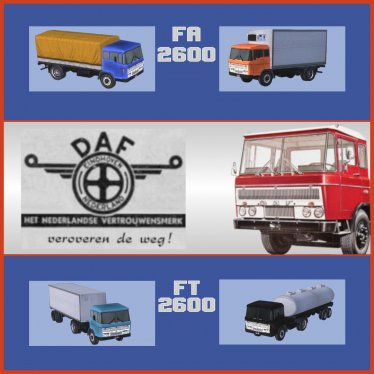 Мод "DAF F2600 Serie" для Workers & Resources: Soviet Republic