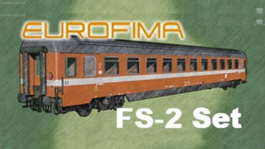 Мод «Eurofima Coaches, FS2 Set» для Transport Fever 2