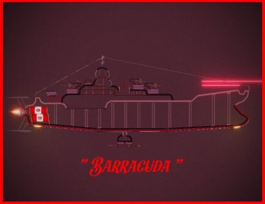 Мод "Imperial Space Dreadnought Barracuda'' для People Playground