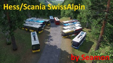 Мод «Hess/Scania SwissAlpin» для Transport Fever 2