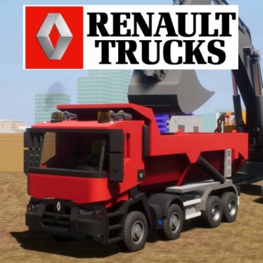 Мод "Renault Truck off road big dumper 4 AXLES" для Brick Rigs