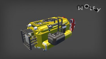 Мод "Deep Sea Exploration Submarine" для Scrap Mechanic