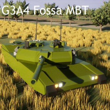 Мод "G3A4 Fossa MBT" для Brick Rigs