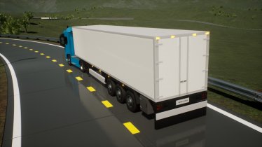 Мод "TAC Brutus 2019 Semi-Trailer" для Brick Rigs 2