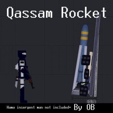 Мод "Qassam rocket with launcher" для People Playground
