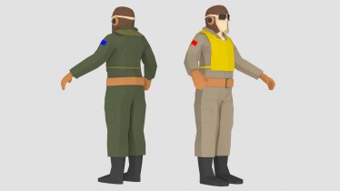 Скин «Three Kinds of Aces - Generic Pilot Skins» для Ravenfield (Build 18) 2