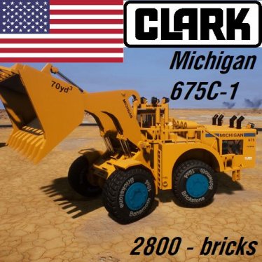 Мод "CLARK MICHIGAN 675C-1" для Brick Rigs