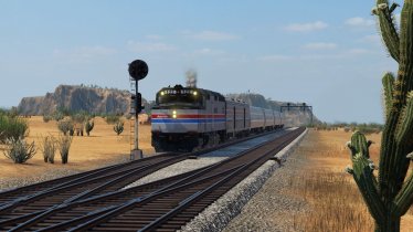 Мод «EMD F40 PH - Amtrak» для Transport Fever 2 0