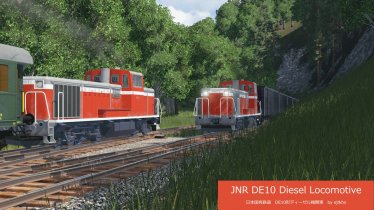 Мод «JNR DE10 Diesel Locomotive» для Transport Fever 2