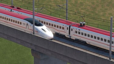 Мод «Shinkansen 800» для Transport Fever 2 1