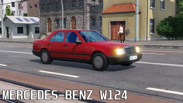 Мод «Mercedes-Benz W124» для Transport Fever 2