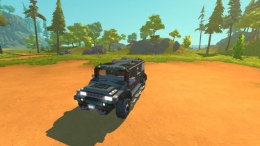 Мод "Hummer H2" для Scrap Mechanic 1