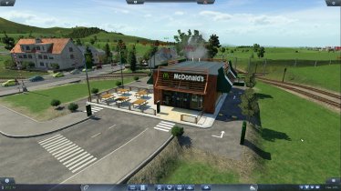 Мод «McDonald's restaurant» для Transport Fever 2 2